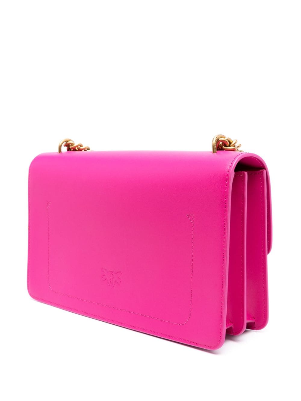 Shop Pinko Classic Love Shoulder Bag In Pink