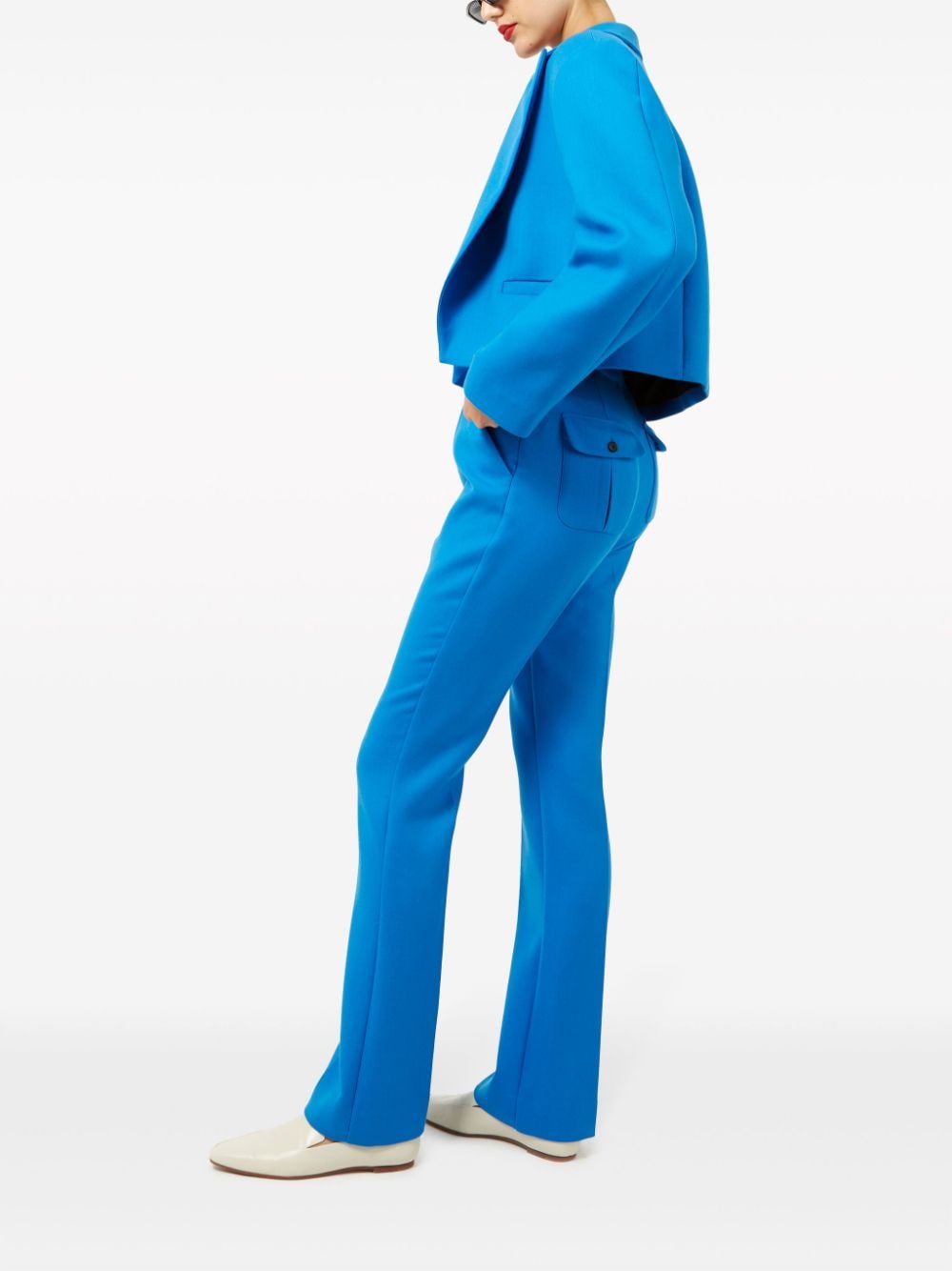 Shop Equipment Cassian High-waisted Trousers In Blue