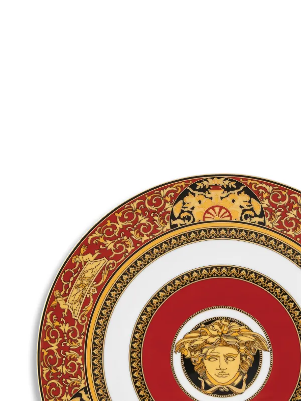 Versace Prato Medusa De Porcelana | Vermelho | FARFETCH BR