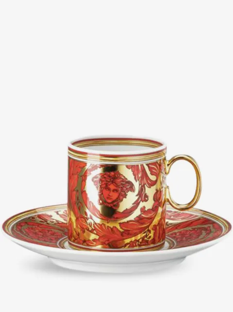 Versace Medusa Garland espresso cup and saucer
