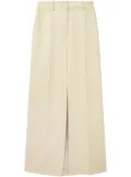 Stella McCartney front-slit maxi skirt - Neutrals