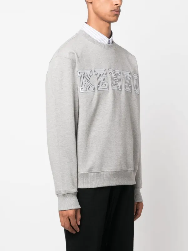 Kenzo embroidered logo on sale sweatshirt