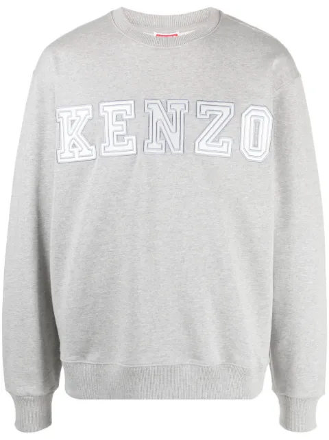 Kenzo sweat en coton à logo brodé
