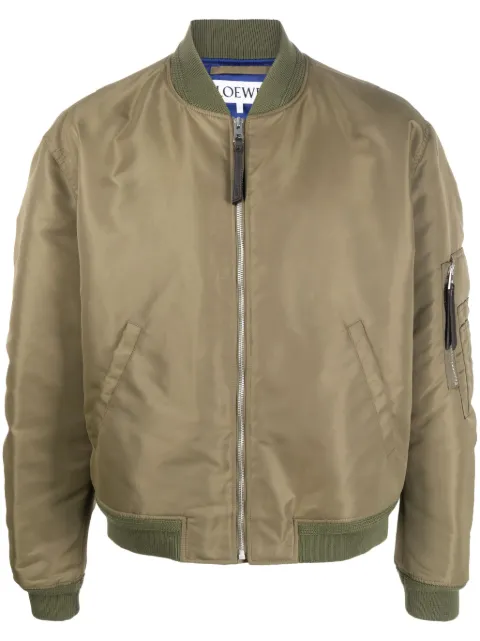 LOEWE chamarra bomber con cierre