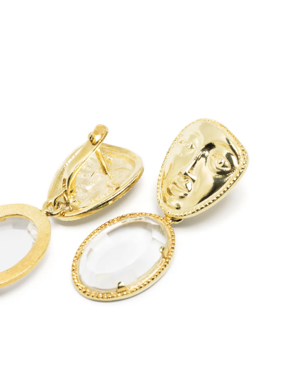  Gunia Project Atlas Heads Post-back Earrings - Gold 