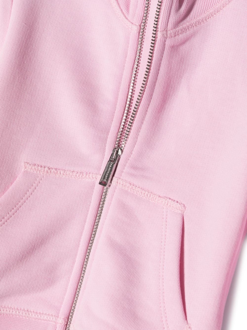 Shop Dsquared2 Logo-print Cotton Zipped Sweatshirt In Pink
