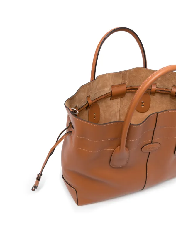 Tod s Di Bag leather tote bag women Calf Leather One Size Brown