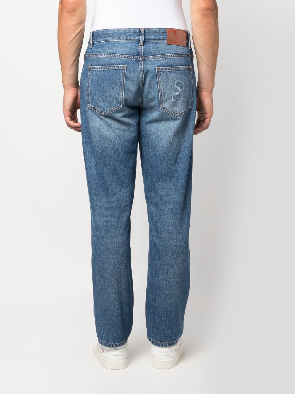 Valentino Garavani Vlogo Signature Slim-cut Jeans - Farfetch