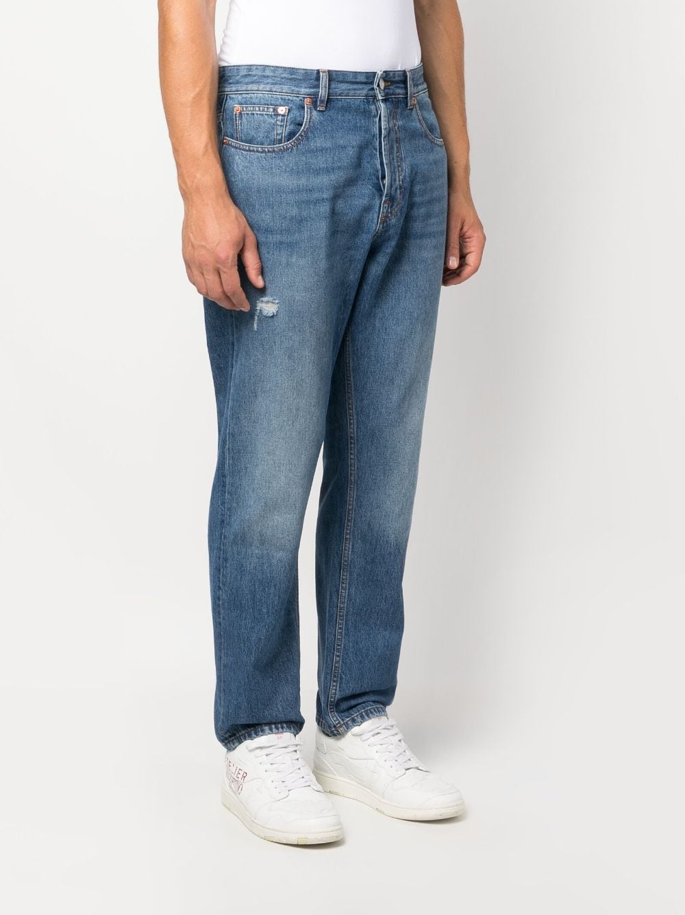 Valentino Garavani VLogo Signature slim-cut Jeans - Farfetch