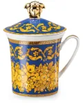 Versace Floralia porcelain lid mug - Multicolour