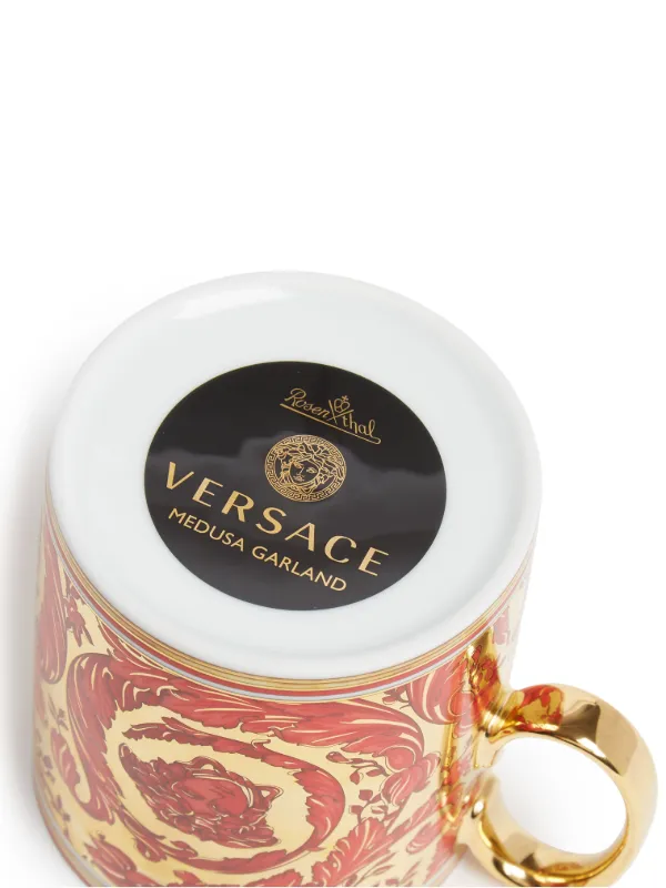 Versace x Rosenthal メドゥーサ マグ | レッド | FARFETCH JP