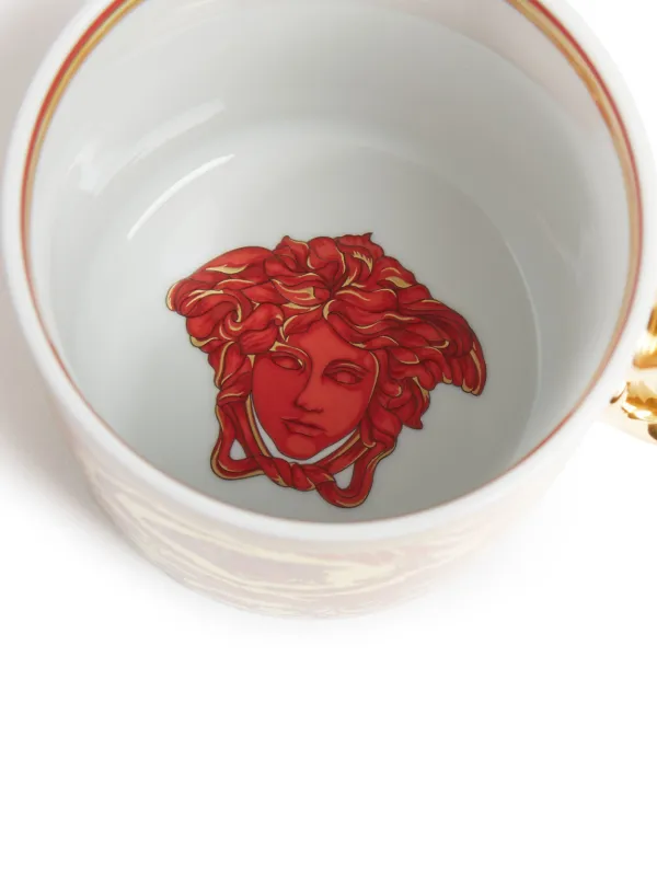 Versace x Rosenthal メドゥーサ マグ | レッド | FARFETCH JP