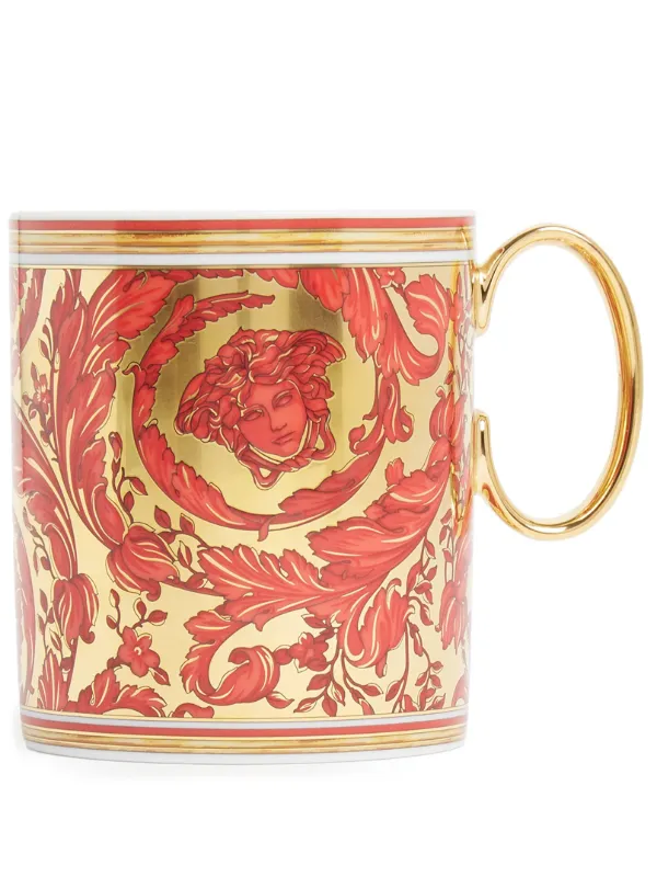 Versace x Rosenthal メドゥーサ マグ | レッド | FARFETCH JP