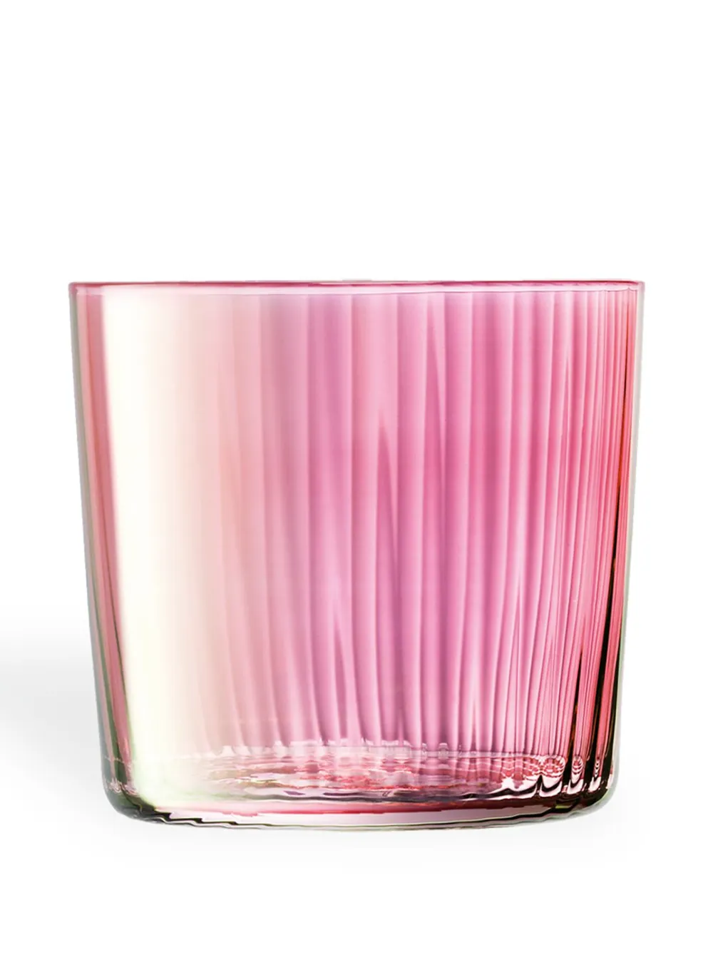 Shop Lsa International Gems Tumbler Glasses (set Of Four) In Pink