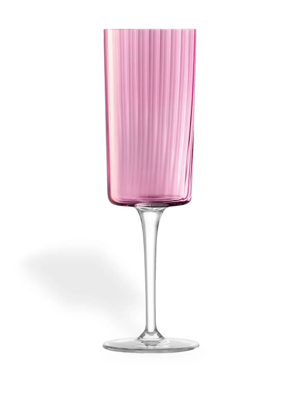 LSA INTERNATIONAL GEMS CHAMPAGNE FLUTES (SET OF FOUR)