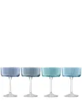 LSA International Gems cocktail glass (set of four) - Blue