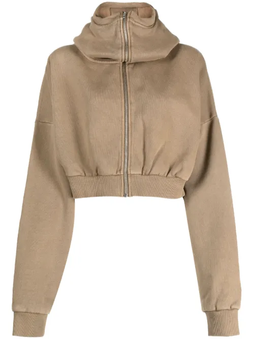 Hoodie zippée à col montant - ENTIRE STUDIOS - Modalova