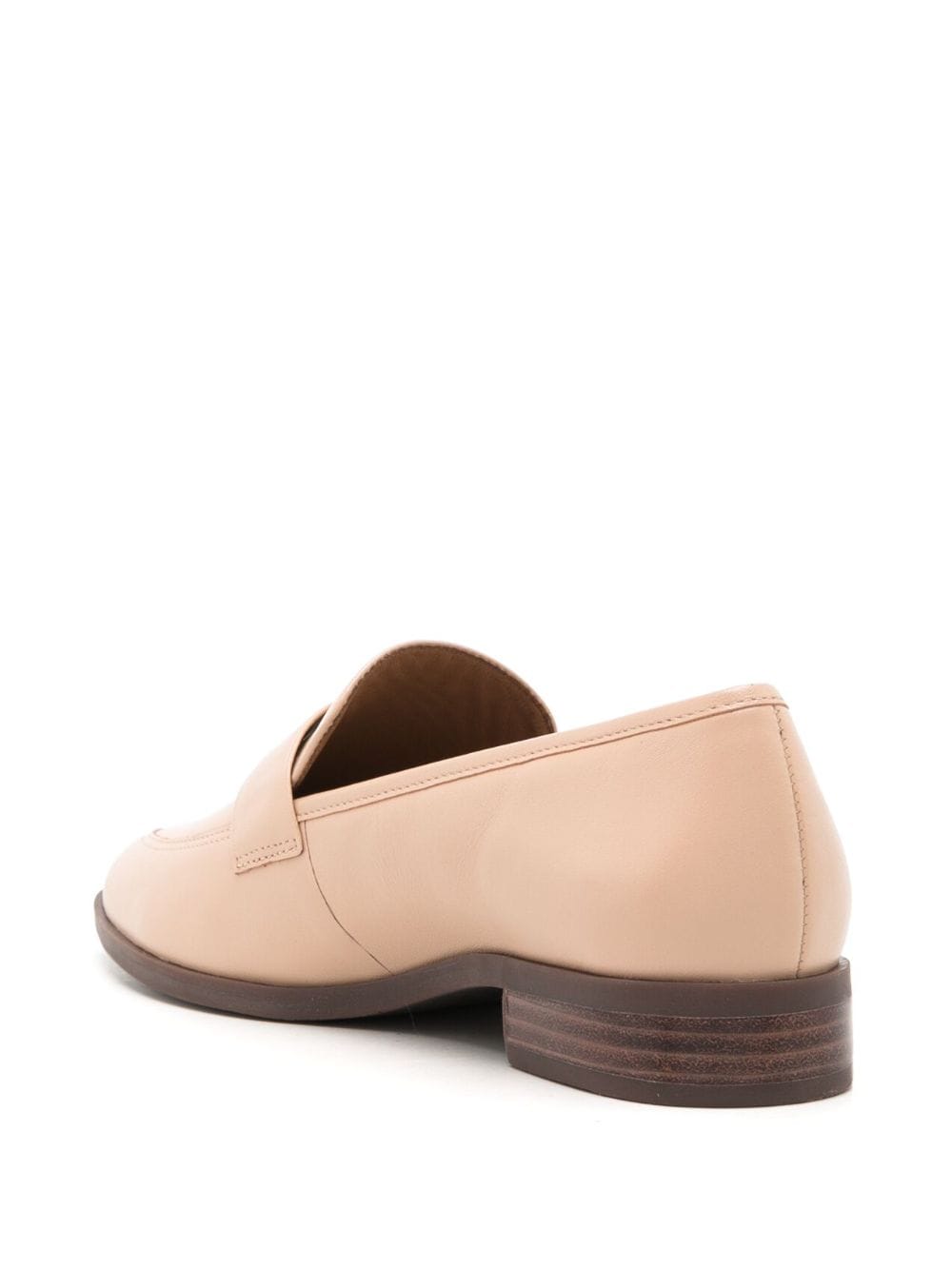 Shop Sarah Chofakian Costes Leather Loafers In Neutrals