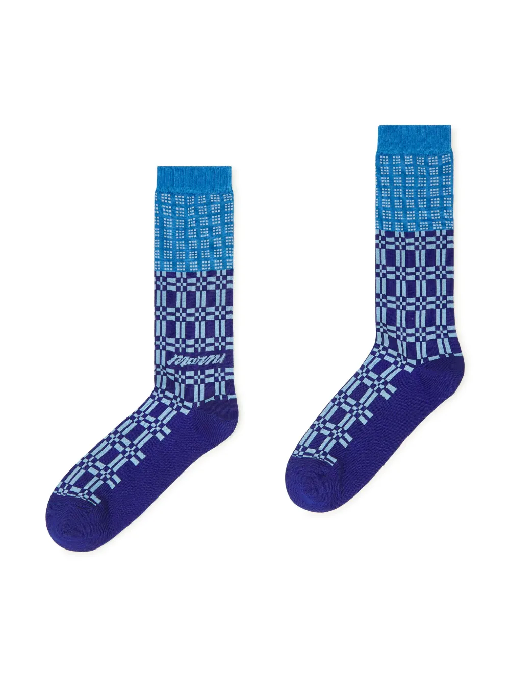 Marni Trui met geometrisch patroon - Blauw