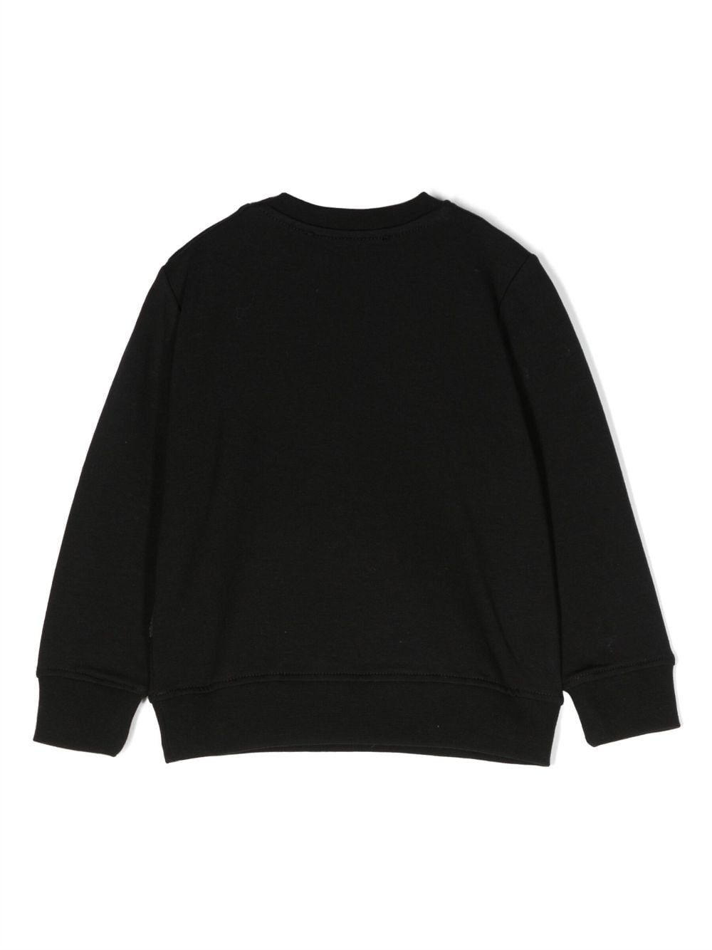 Shop Msgm Logo-print Jersey Sweatshirt In Black