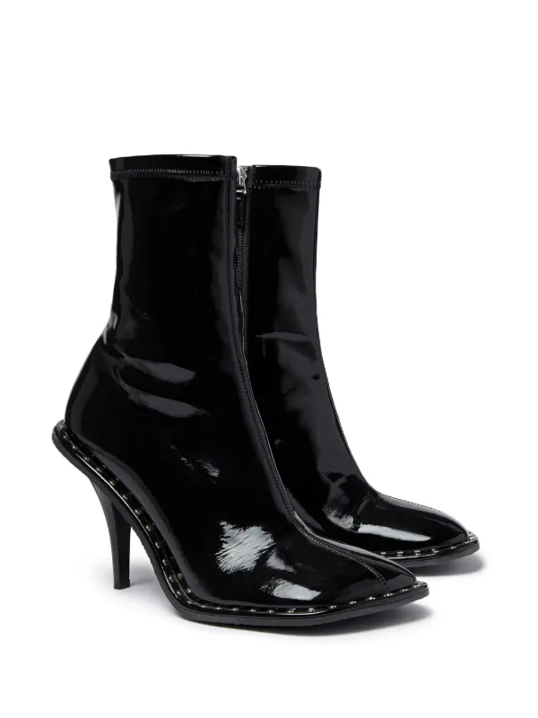 missguided patent boots