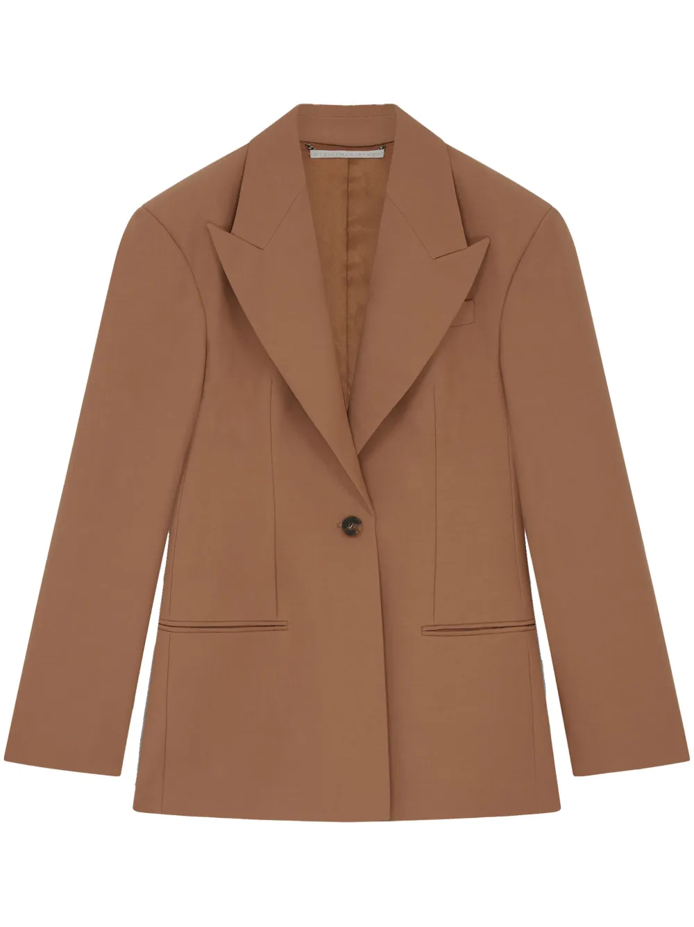 Stella McCartney Blazer monopetto - Marrone