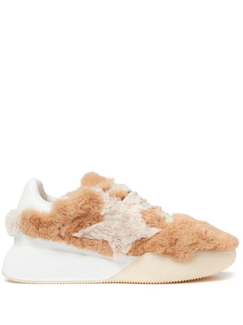 Stella McCartney Loop fleece-texture sneakers Women