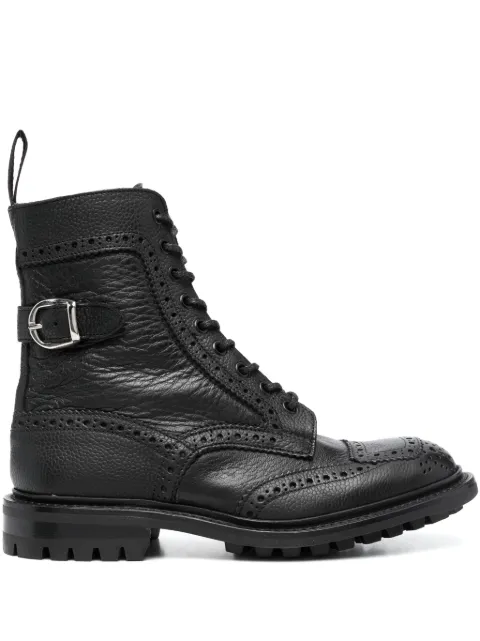 Tricker's lace-up leather ankle boots