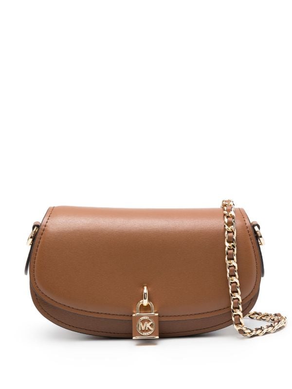 Michael Michael Kors chain-detail Leather Mini Bag - Farfetch