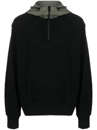 Alexander McQueen Hoodie Mit ReiBverschluss Schwarz FARFETCH DE