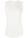 Michael Michael Kors pleat-detailing tank top - Neutrals