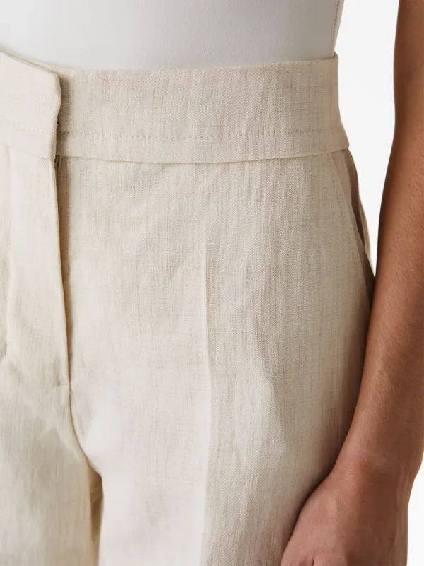 【JACQUEMUS】Le Pantalon Tibau リネンパンツ Jacquemus Le Pantalon Tibau Trousers | White | FARFETCH JO