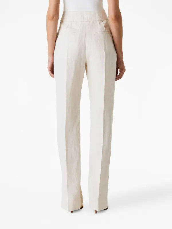 Jacquemus Le Pantalon Tibau Trousers | White | FARFETCH JO