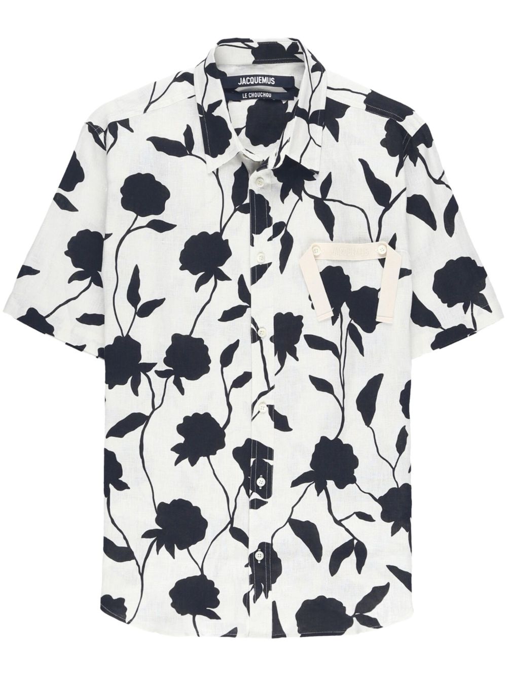 Jacquemus Melo floral-print shirt - White