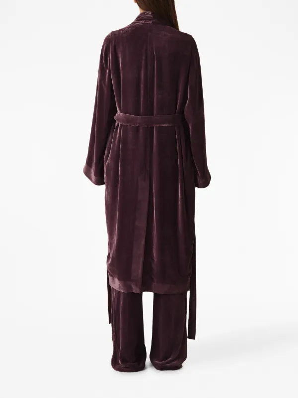 Rick Owens Dagger velvet-finish Robe - Farfetch