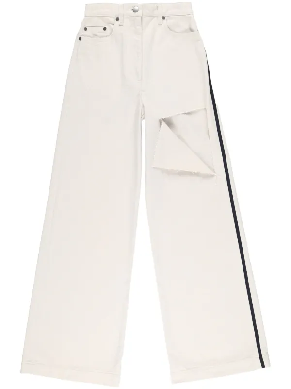 Peter Do high-rise straight-leg Jeans - Farfetch