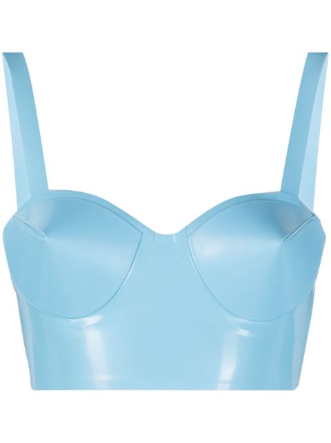 Maison Margiela latex balconette bra Women