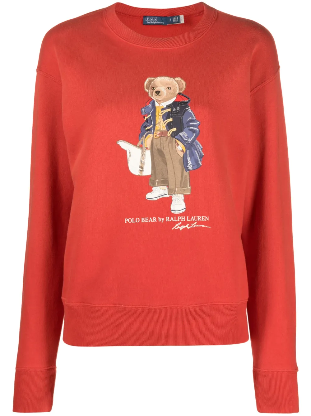 Ralph lauren sweatshirt discount red