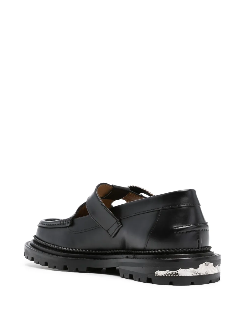 Toga Virilis Leren loafers Zwart