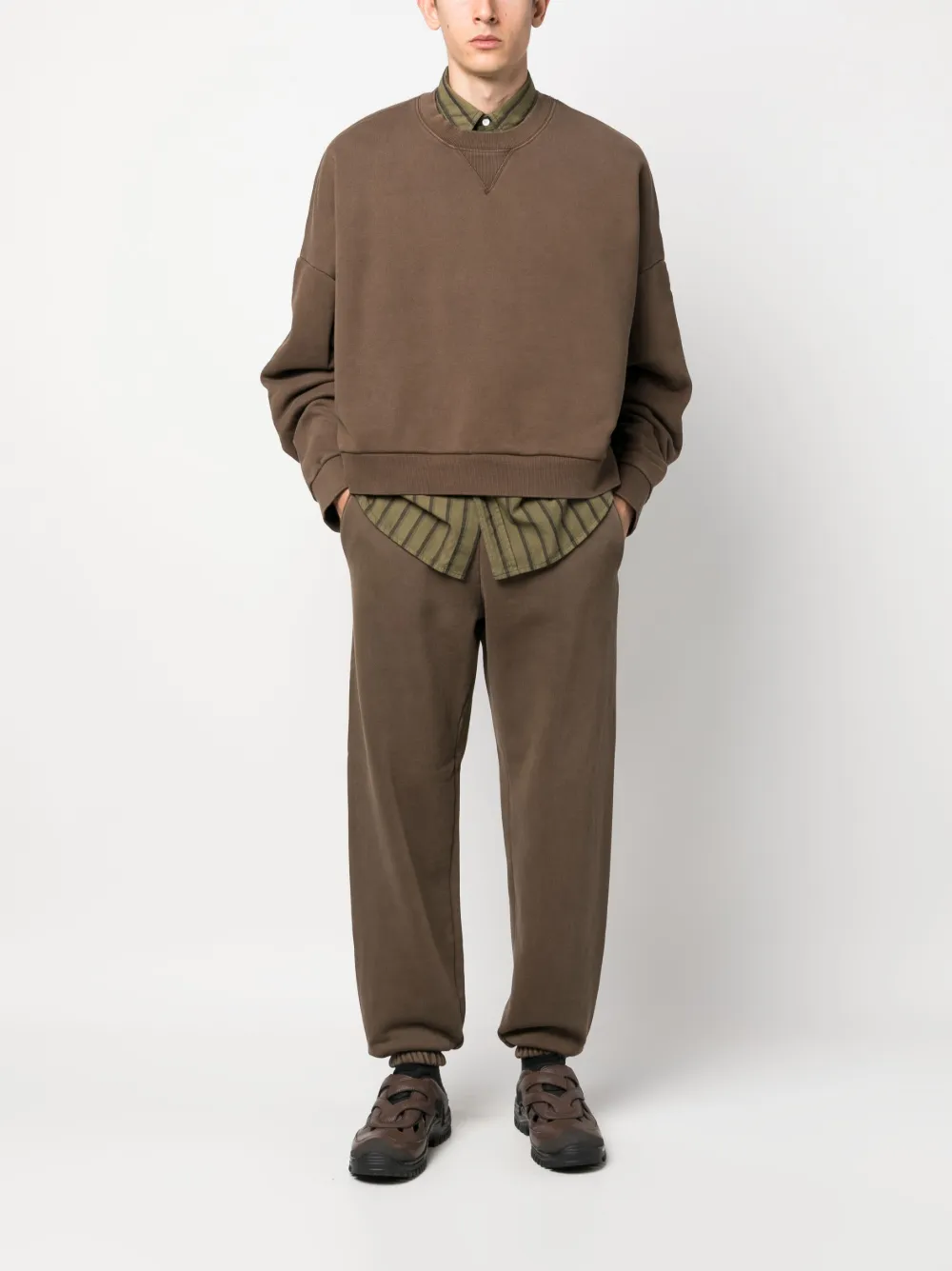 ENTIRE STUDIOS drop-shoulder organic-cotton sweatshirt - Bruin