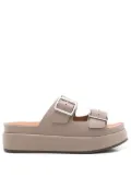 Sarah Chofakian Monte Carlo 45mm platform sandals - Neutrals