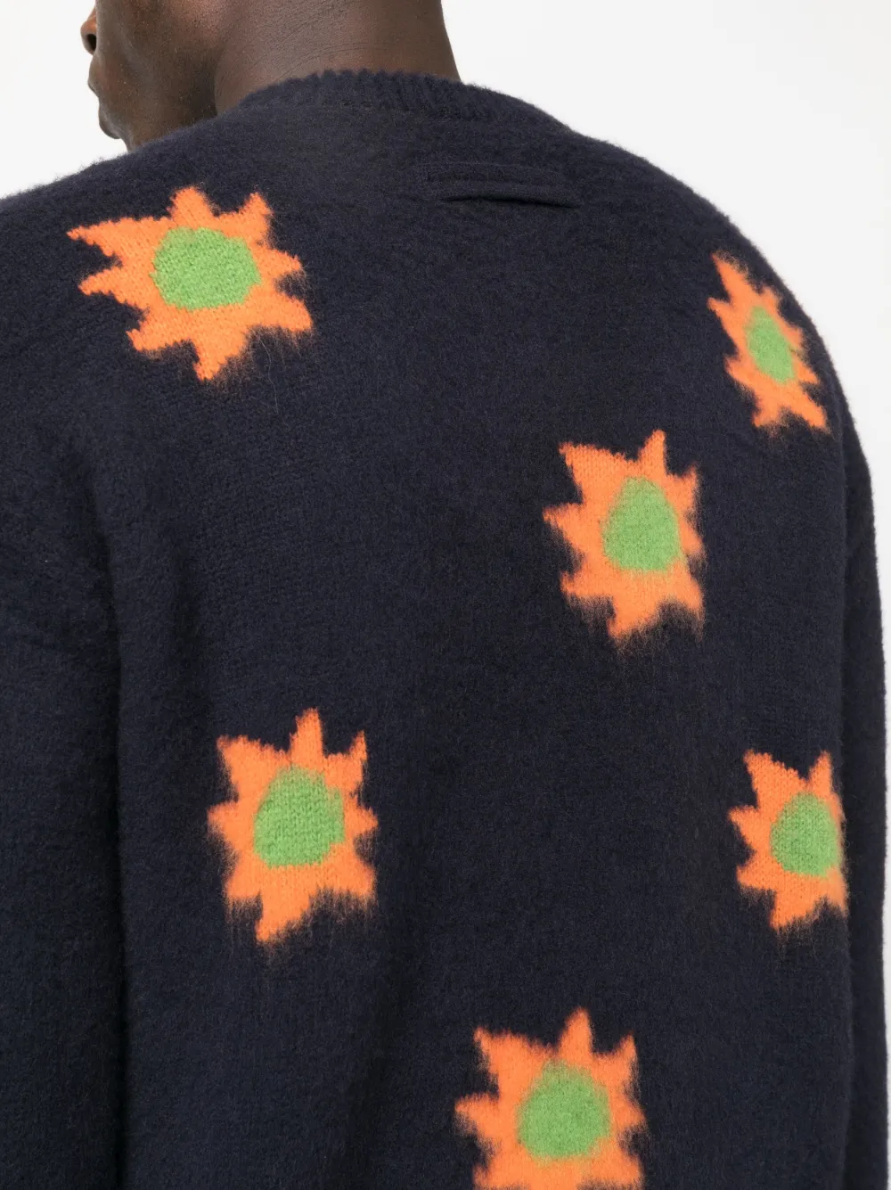 Zegna Intarsia trui Blauw