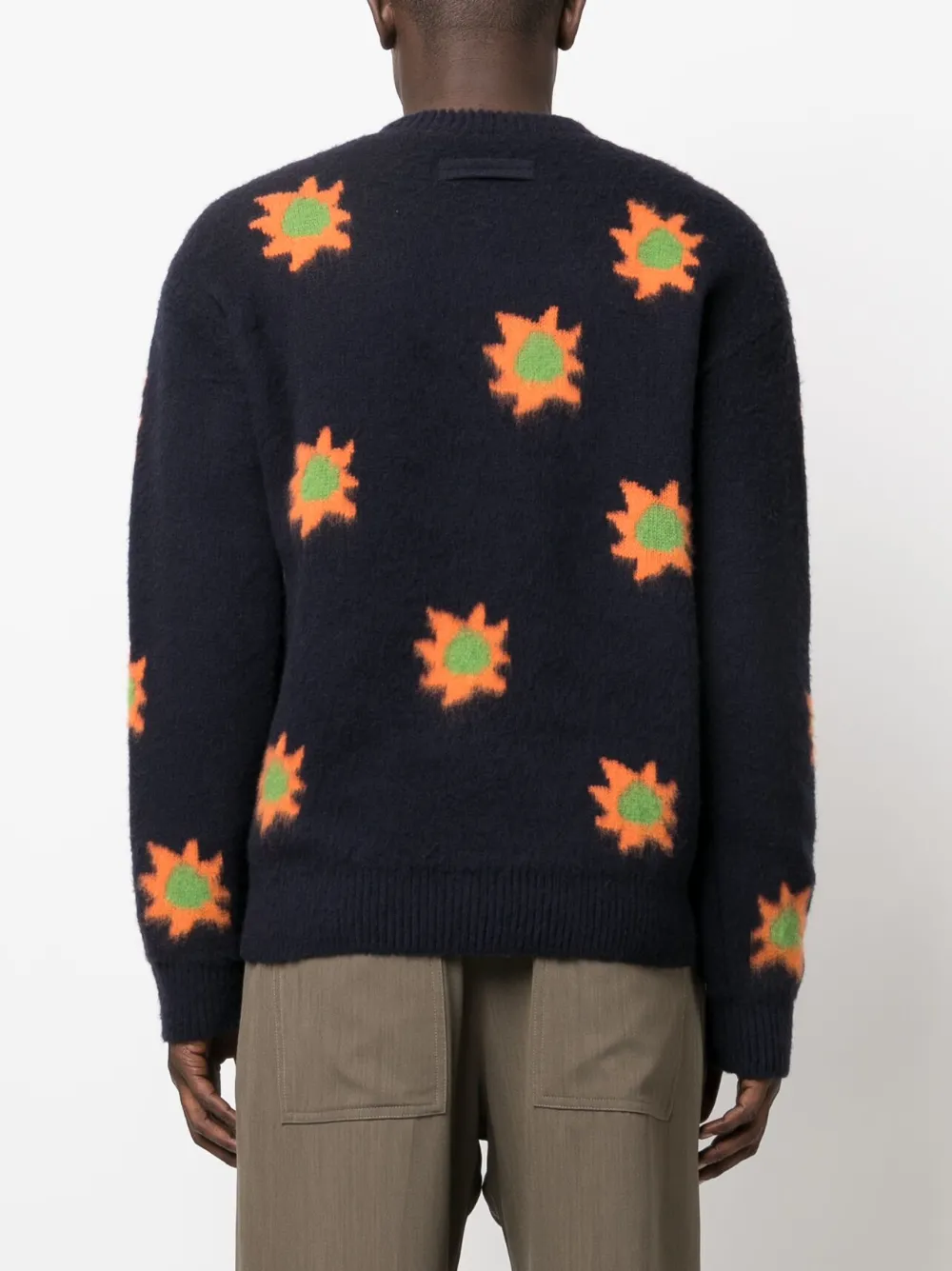 Zegna Intarsia trui Blauw