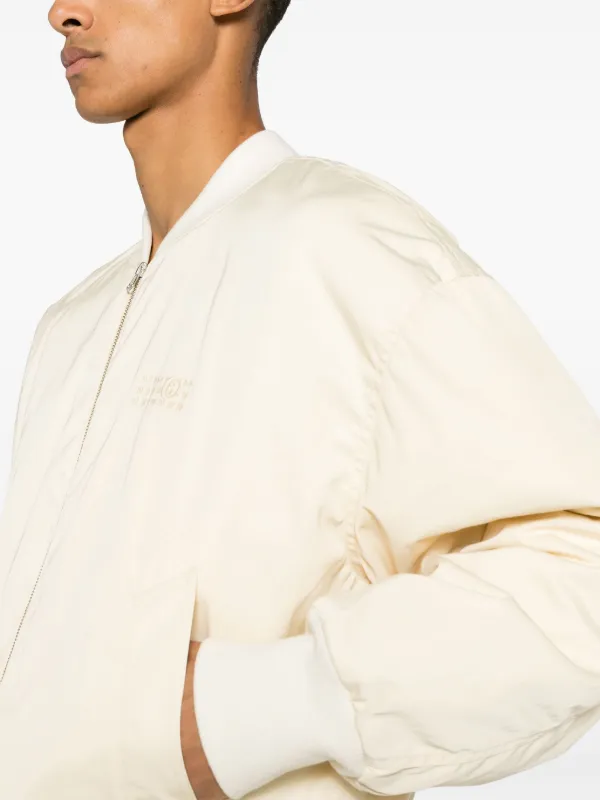 MM6 Maison Margiela logo-embroidered Bomber Jacket