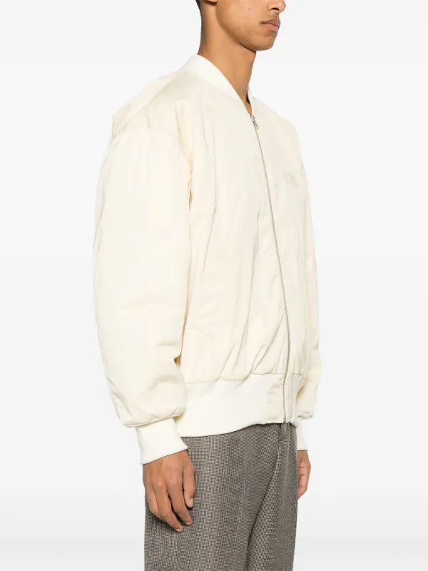 MM6 Maison Margiela logo-embroidered Bomber Jacket