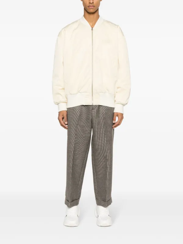 MM6 Maison Margiela logo-embroidered Bomber Jacket
