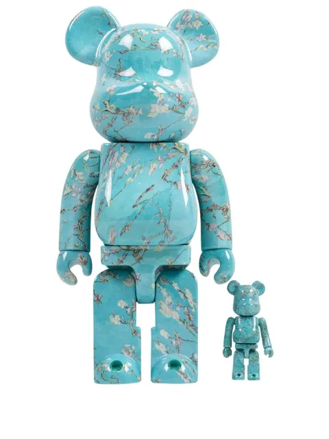 Medicom Toy x Van Gogh Museum "Almond Blossom" BE@RBRICK 100% & 400% figure set