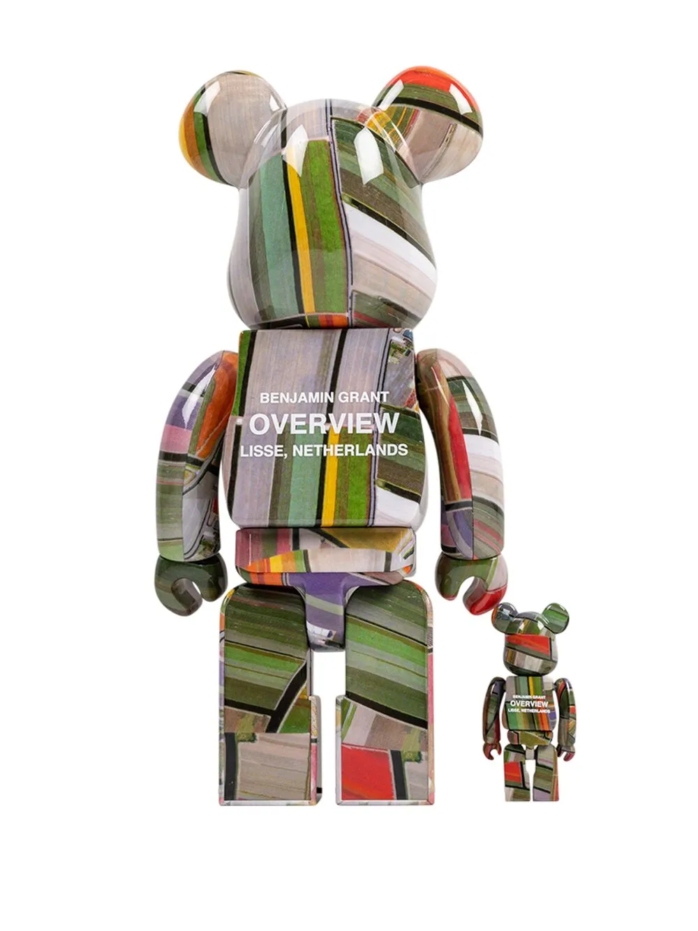 x Benjamin Grant Overview Lisse BE@RBRICK 100% and 400% figure set
