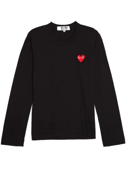 Comme Des Garçons logo-appliqué long-sleeve T-shirt