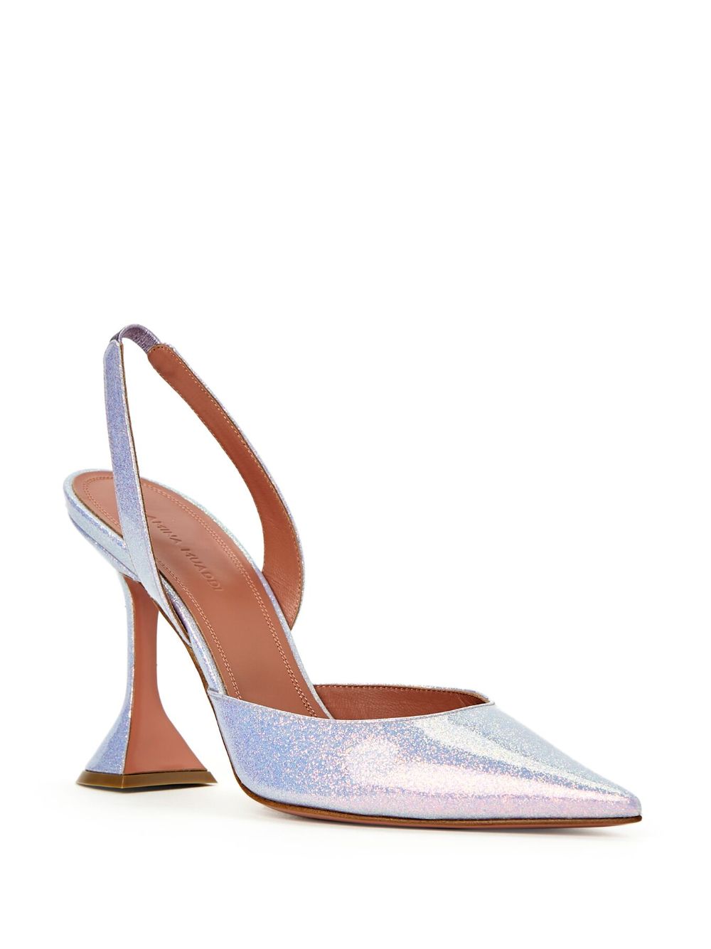 Amina Muaddi Holli slingback pumps - Paars